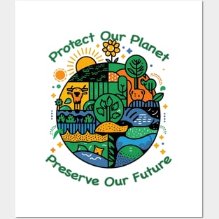 Protect Our Planet, Preserve Our Future. Posters and Art